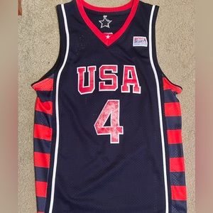 ALLEN IVERSON USA JERSEY (damaged number in front,discounted)
